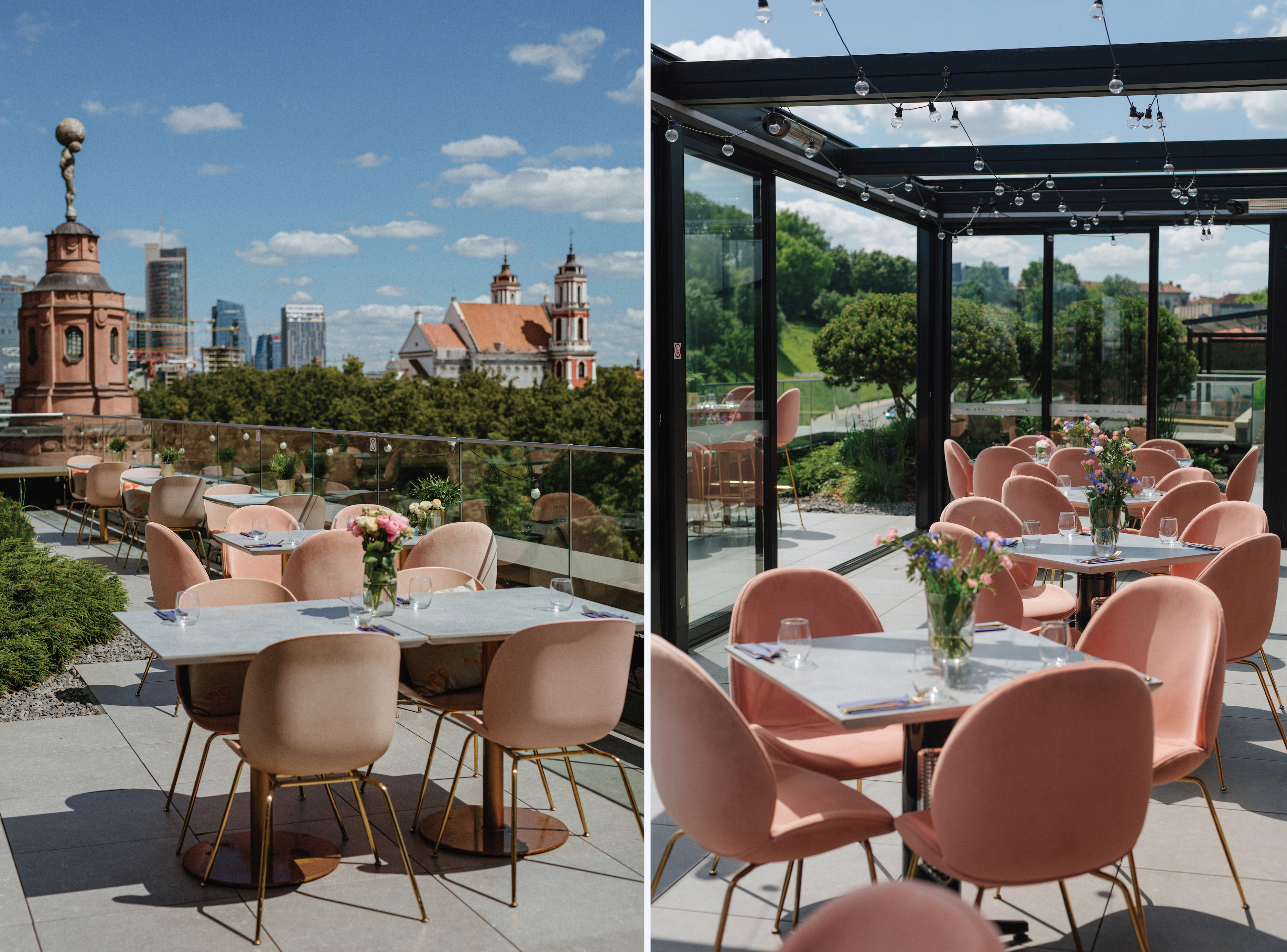 Pink&Yellow - Vilniaus restoranai su vaizdu